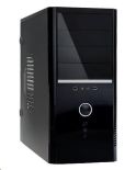 In Win IN WIN skříň EA037, Midi Tower, with 400W12cm-FULL SAFETY PSU/USB2.0/Audio / toolfree, Black