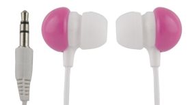 Esperanza Słuchawki Douszne Audio Stereo BUBBLE GUM EH151P Różowe