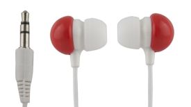 Esperanza Słuchawki Douszne Audio Stereo BUBBLE GUM EH151R Czerwone