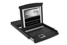 Assmann Konsola 19 LCD, KVM 16 portów z touchpad, 1U, kable w komplecie (16xDS-19231)