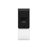 Silicon-Power Pendrive Silicon Power 8GB OTG+USB2.0 Mobile X21 mUSB to USB