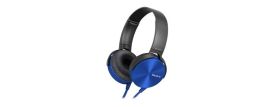 Sony Słuchawki nauszne extra bass niebieskie AP ( z mikrofonem)