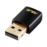 Asus AC600 Dual-band USB client card, 802.11ac, 433/150Mbps