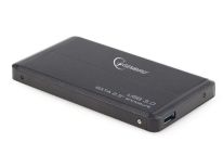 Gembird obudowa USB 3.0 na dysk HDD/SSD 2.5'' SATA, aluminiowa, czarna