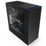 NZXT S340 Side window, USB 3.0 x2, Mic x1,Spk x1, Black/Blue, ATX, Power supply included No