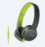 Sony Słuchawki z mikrofonem Sony MDR-ZX660AP czarno-zielone