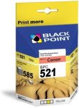 Black Point Tusz Black Point BPC521Y , Yellow , chip , 585 str. , Canon CLI-521Y