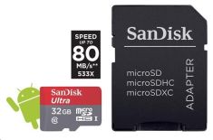 SanDisk Karta pamięci microSDHC 32 GB Adapter SD