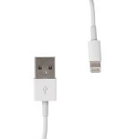 Whitenergy Kabel USB 2.0 do iPhone 5 transfer/ładowanie 200cm biały