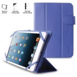 PURO Booklet Easy Etui tablet 8'' (granatowy)