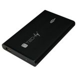 Techly Obudowa USB 2.0 na dysk HDD, IDE 2.5'', aluminiowa, czarna