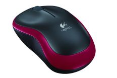 Logitech Mysz Wireless Mouse M185 Red