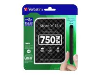 Verbatim Dysk twardy zewnętrzny Store n Go 750 GB 53213