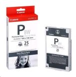 Canon E-P25BW black-white photo paper inkjet 100x148mm 25 sheets with ink cartridge for Selphy ES