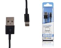 Whitenergy Kabel do transferu danych USB iPHONE 5, 30cm, czarny