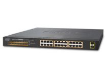 Planet Switch niezarządzalny Planet GSW-2620HP 24-Port PoE 1000T + 2-Port Gigabit SFP