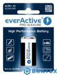 1 x bateria alkaliczna everActive Pro 6LR61 / 6LF22 9V (blister)