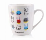 KUBEK PORCELANOWY 220ml HAPPY FRIENDS MONDEX HTPD0635