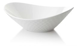 MISA PORCELANOWA NA PRZEKĄSKI 25.5x20.5x8.7cm MONDEX HTNA7983