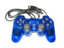 Pad Do Pc Dual Shock Blue Transp. Ak62A