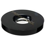 Oprawa AMETYST-CZ-O szklana kryształ okrągła 140mm x 20mm czarna hurtownia led Premium Lux