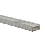 Zestaw Profil aluminiowy  nawierzchniowy SLIM 1m surowy + przesłona wsuwana szron hurtownia led Premium Lux