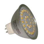 Żarówka MR16 30 led smd 2835 zimna biała 12V DC 4,2W hurtownia led Premium Lux